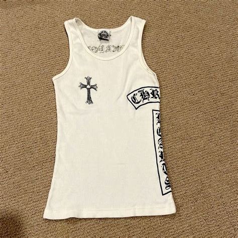 chrome heart tank top replica|CHROME HEARTS TANK TOP WHITE .